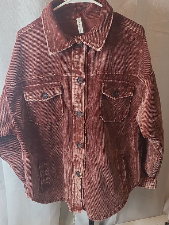 Zenana Outfitters Jackets & Blazers - Zenana shacket Womens Xl.  Like New
